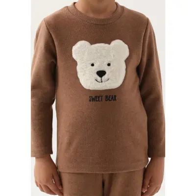 RolyPoly Erkek Çocuk Eşofman Takımı Hardal - 4