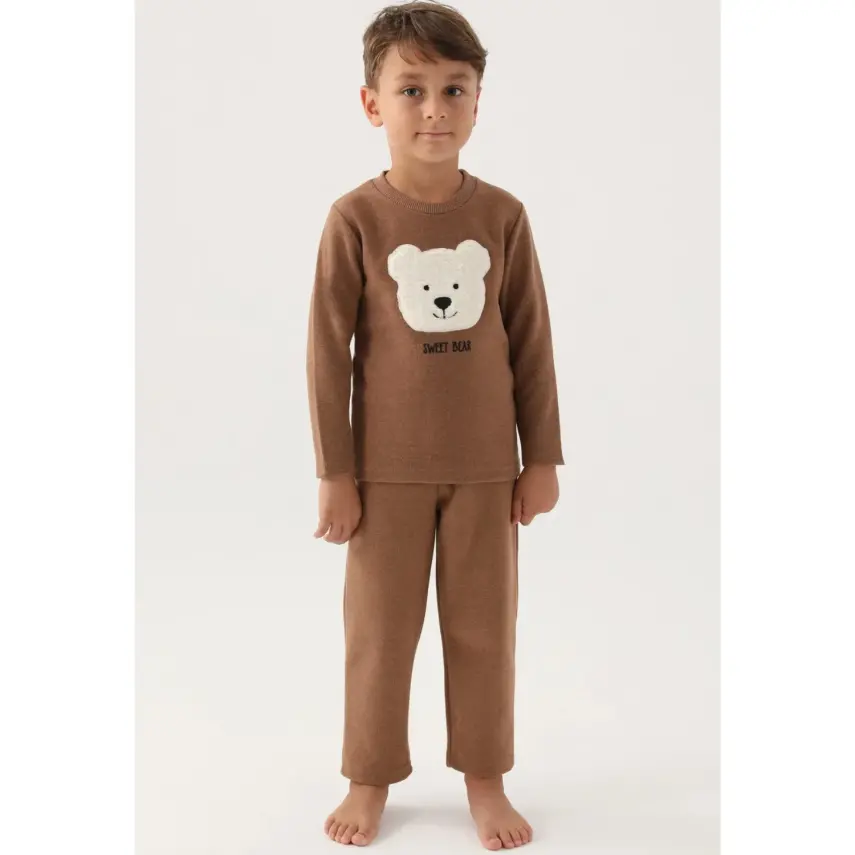 RolyPoly Erkek Çocuk Eşofman Takımı Hardal - 3