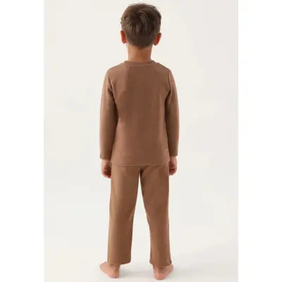 RolyPoly Erkek Çocuk Eşofman Takımı Hardal - 5