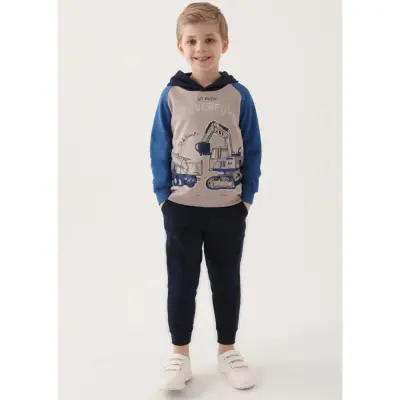 RolyPoly Erkek Çocuk Eşofman Takımı Kum - 2