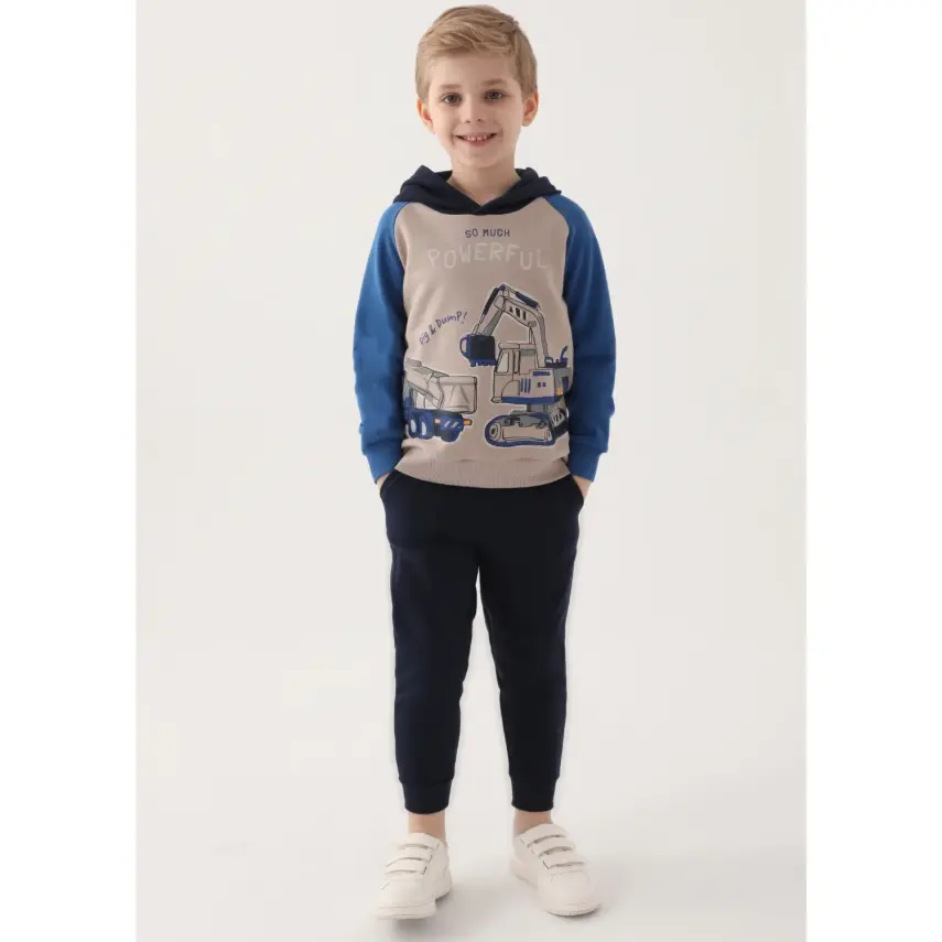 RolyPoly Erkek Çocuk Eşofman Takımı Kum - 2