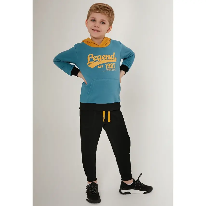 RolyPoly Erkek Eşofman Takımı Petrol - 4