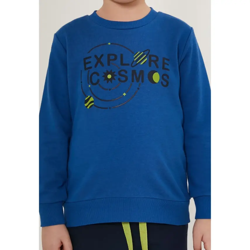 RolyPoly Erkek Eşofman Takımı Saks - 5