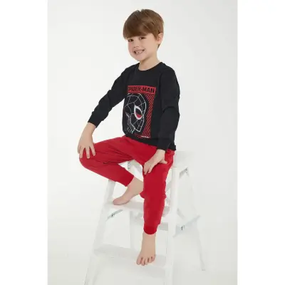 RolyPoly Erkek Spider Man Pijama Takımı Siyah - 2