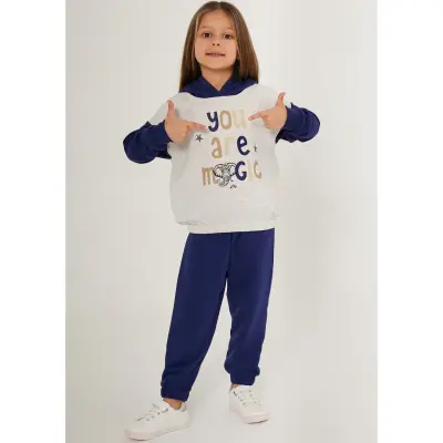 RolyPoly Kız Eşofman Takımı Bej Melanj - 7