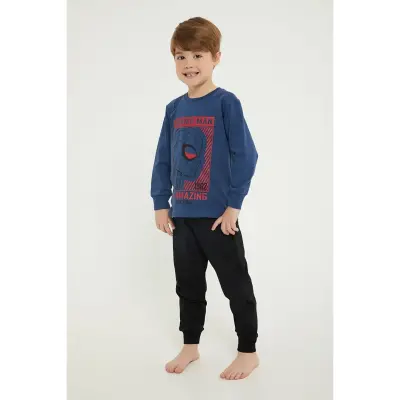 RolyPoly Spider Man Erkek Pijama Takımı Cobalt 