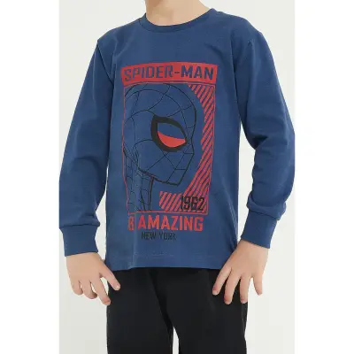 RolyPoly Spider Man Erkek Pijama Takımı Cobalt - 2