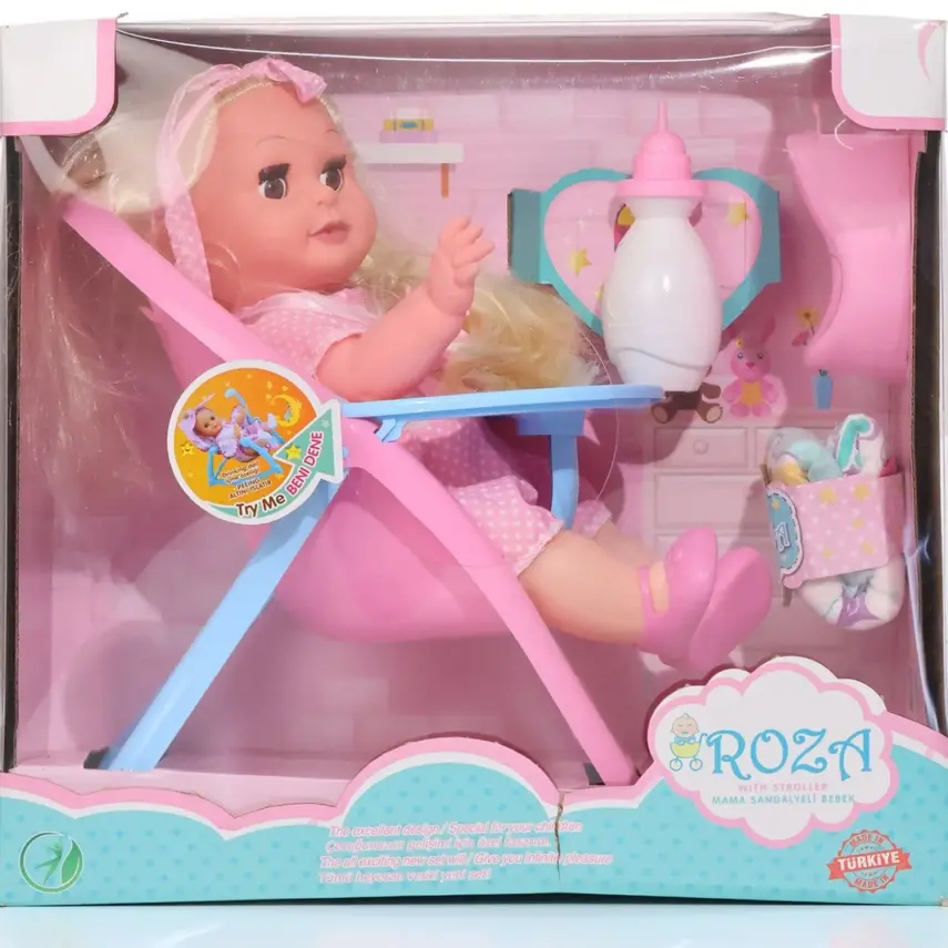 Roza Altını Islatan Bebek Mama Seti - 6