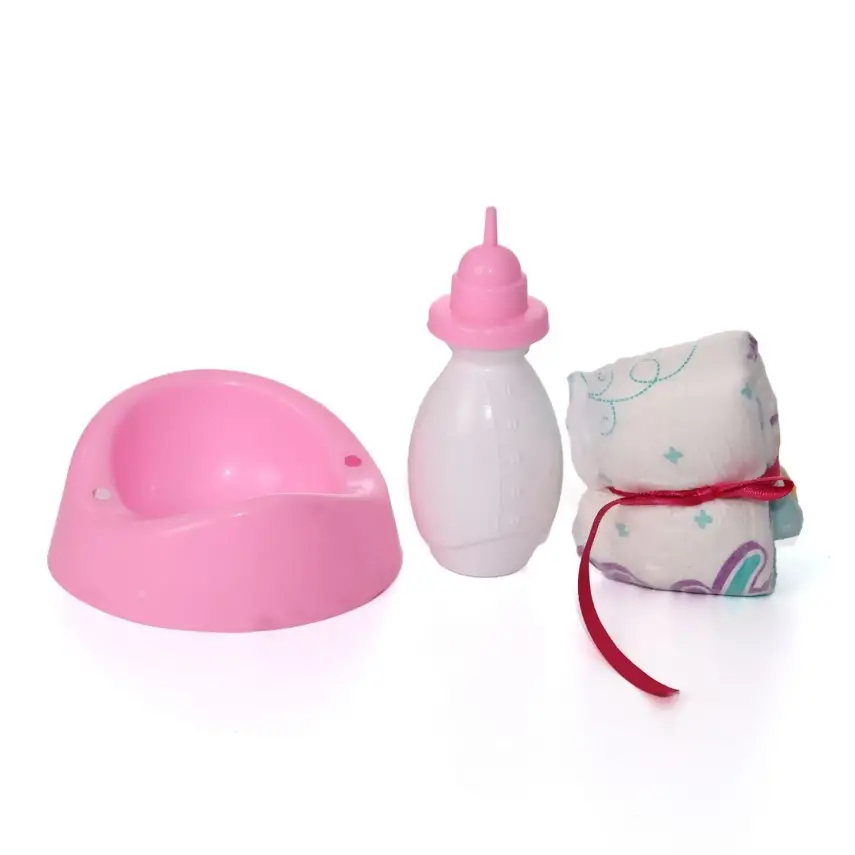 Roza Altını Islatan Bebek Mama Seti - 5