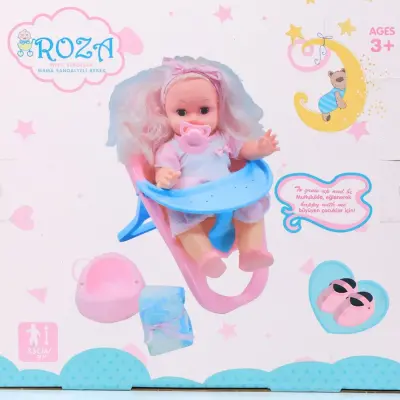 Roza Altını Islatan Bebek Mama Seti - 7