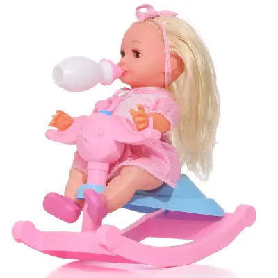 Roza Panda Salıncaklı Altını Islatan Bebek - 6