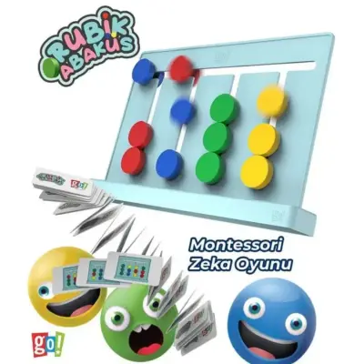 Rubik Abaküs Montesori Oyunu Zeka Oyunu