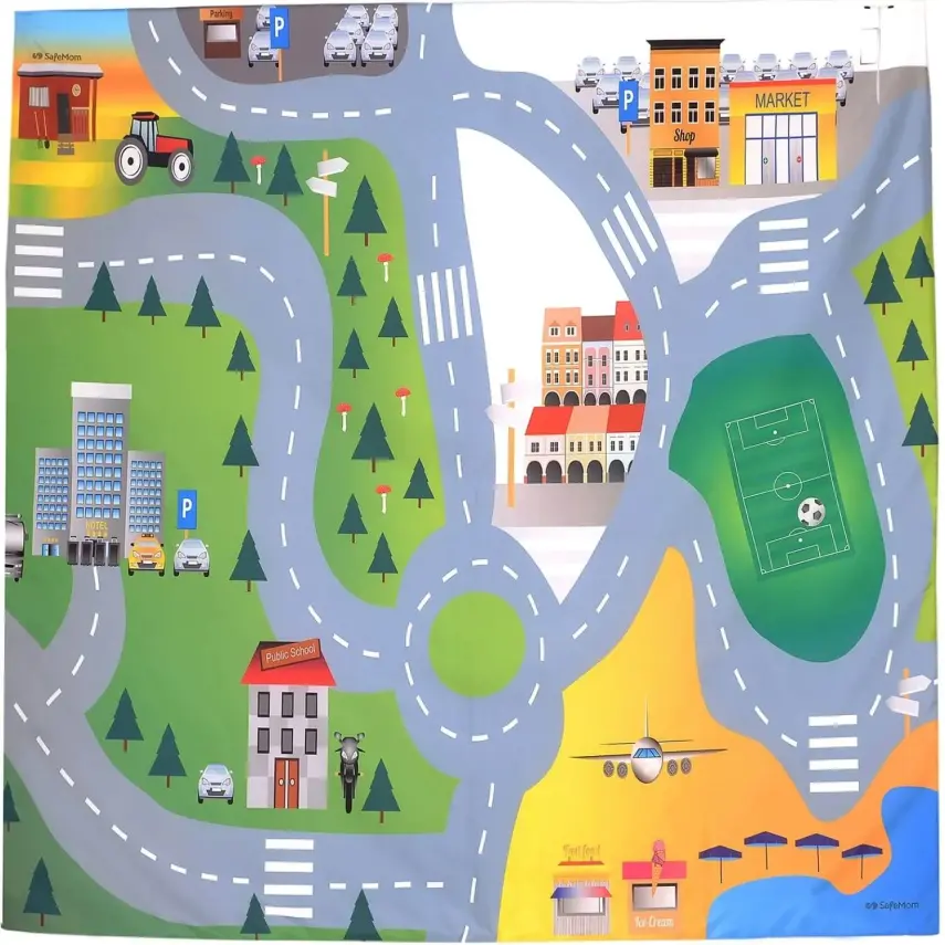 Safemom 150x150 Oyun Matı City - 1