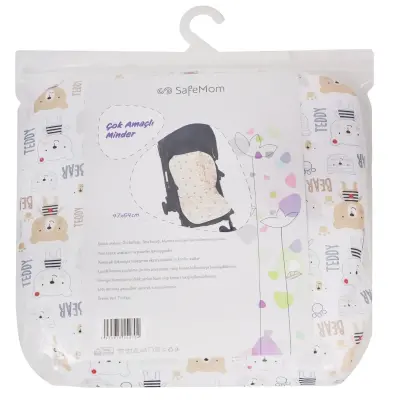 Safemom 4 in 1 Çok Amaçlı Minder Ayıcık - 2