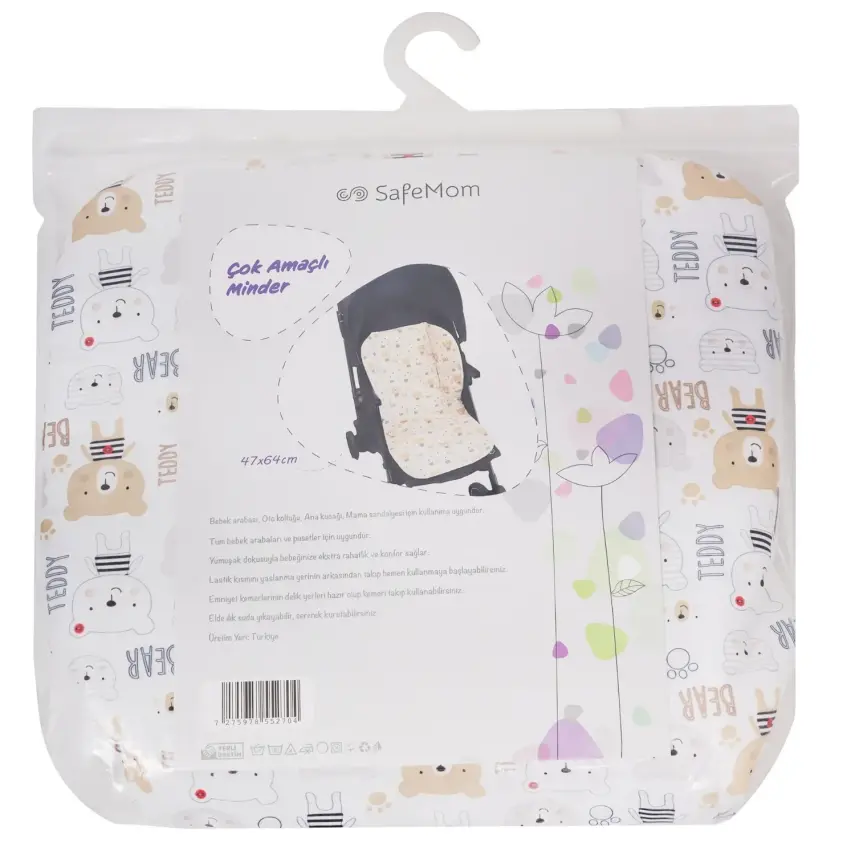 Safemom 4 in 1 Çok Amaçlı Minder Ayıcık - 2