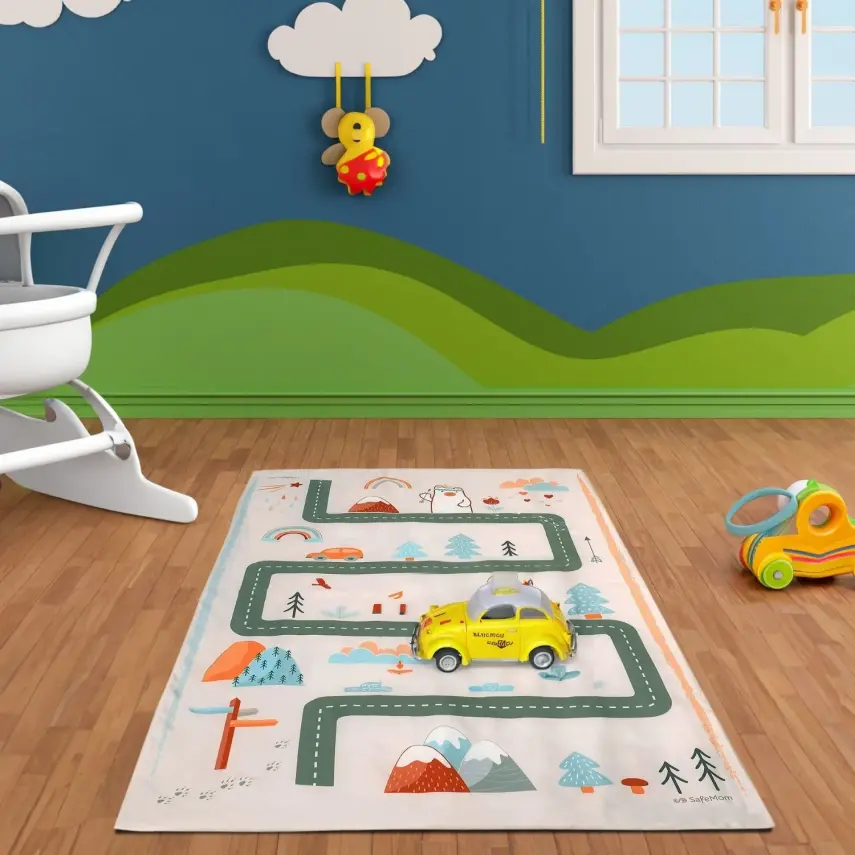 Safemom 90x145 Oyun Matı Snow - 1