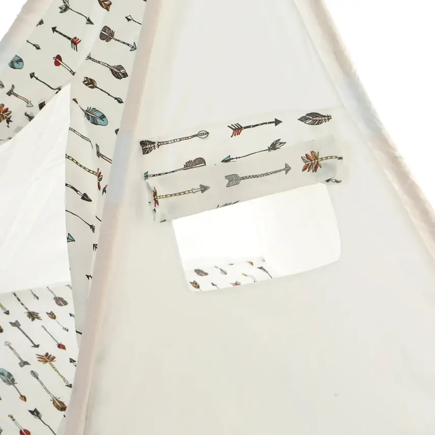 Safemom Ahşap Kızılderili Oyun Çadırı Arrow - 9