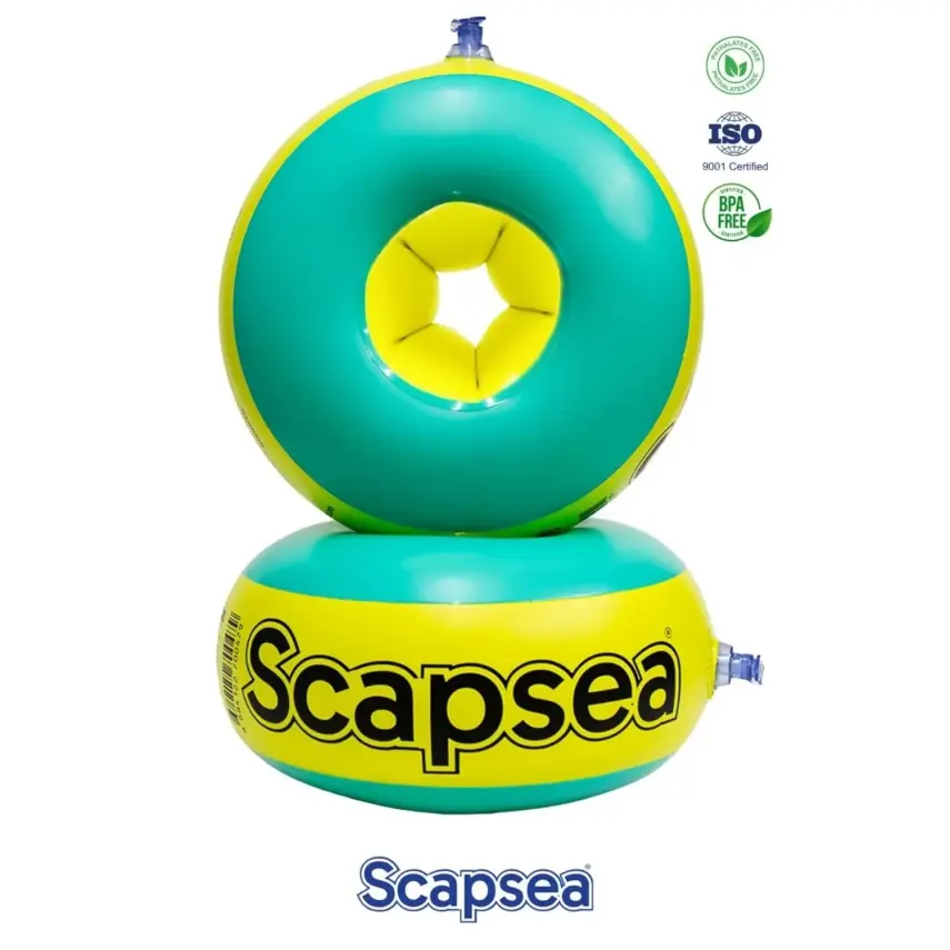 Scap Sea Çocuklar İçin İçi Dolgulu Yüzme Kolluğu 10kg - 40kg arası Tamir Bandı Hediyeli - 1