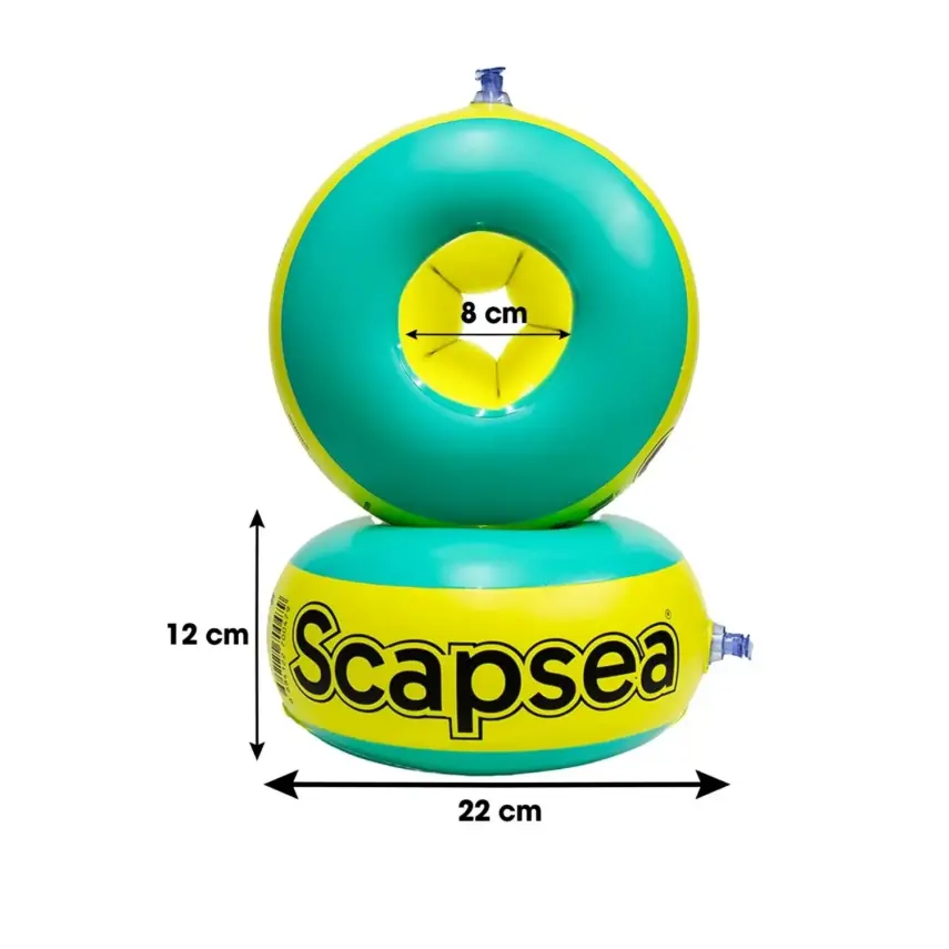 Scap Sea Çocuklar İçin İçi Dolgulu Yüzme Kolluğu 10kg - 40kg arası Tamir Bandı Hediyeli - 2