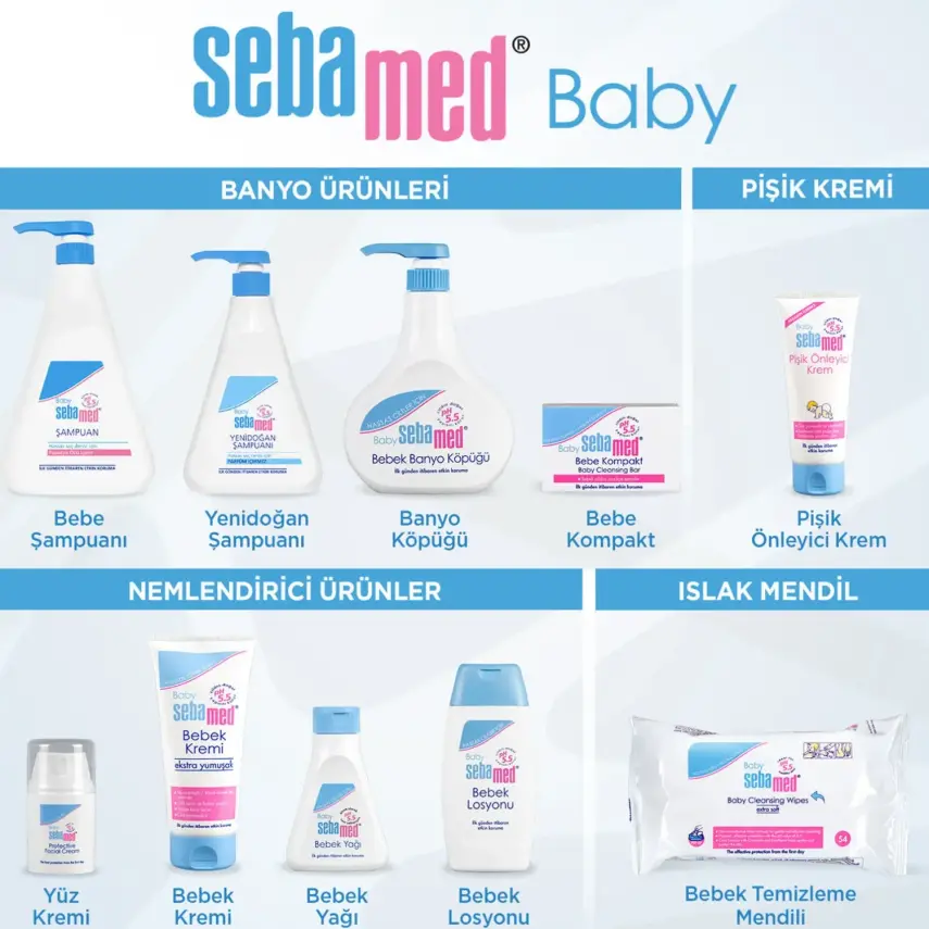Sebamed Baby Nemlendirici Etkili Papatya Özütlü Bebek Şampuanı 750 ml - 15