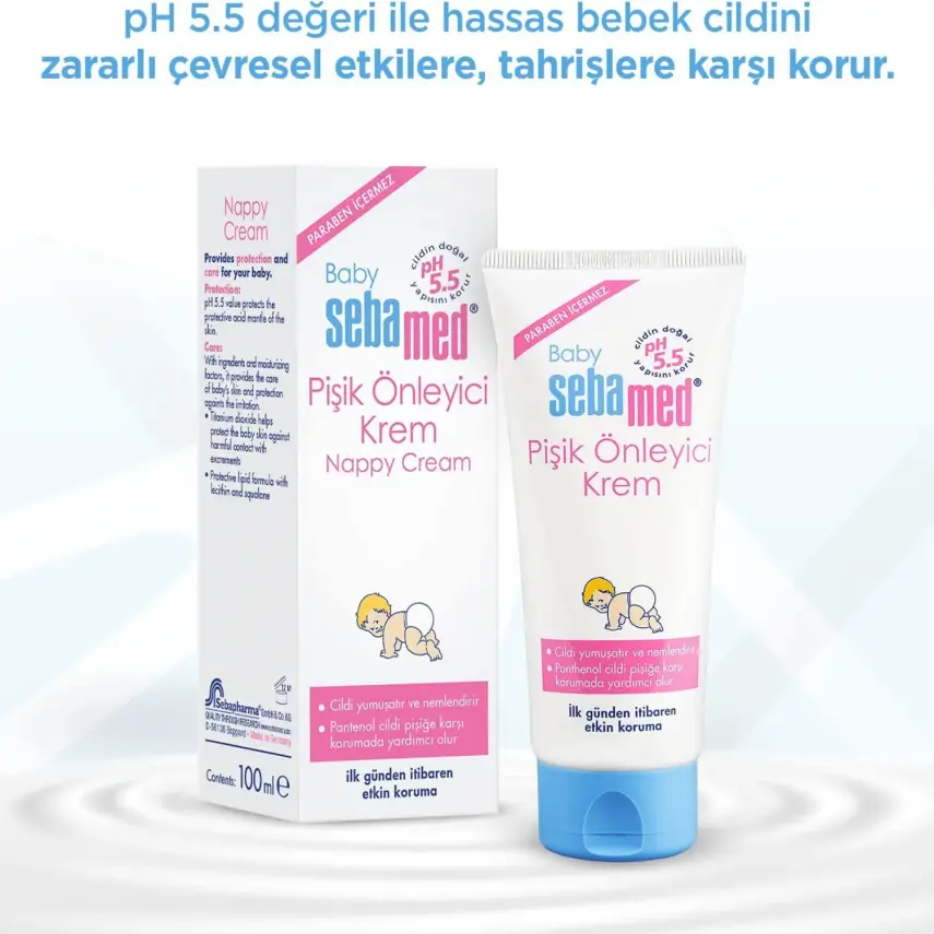 Sebamed Bebek Pişik Kremi 100 ml x3 - 5