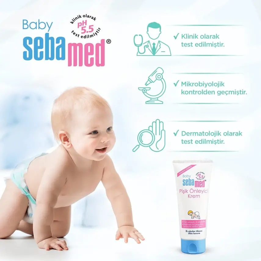 Sebamed Bebek Pişik Kremi 100 ml x3 - 7