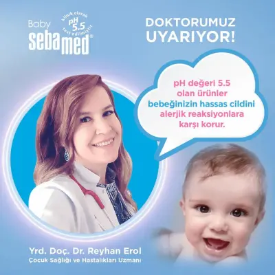 Sebamed Bebek Saç ve Vücut Şampuanı 150 ml x 3 Adet - 6