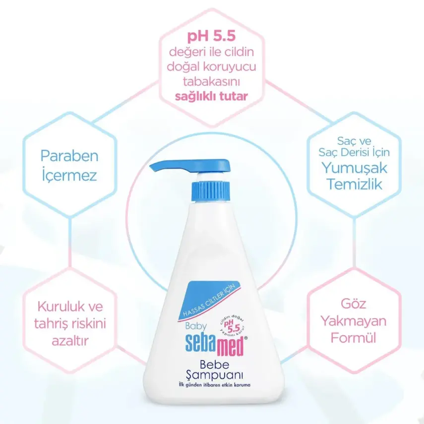 Sebamed Bebek Saç ve Vücut Şampuanı 150 ml x 3 Adet - 2