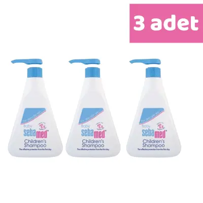 Sebamed Bebek Şampuanı 500 ml x 3 Adet 