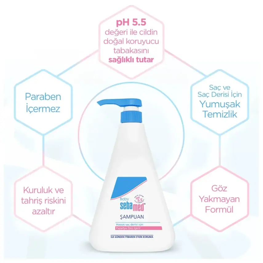 Sebamed Bebek Şampuanı 750 ml*3 - 6