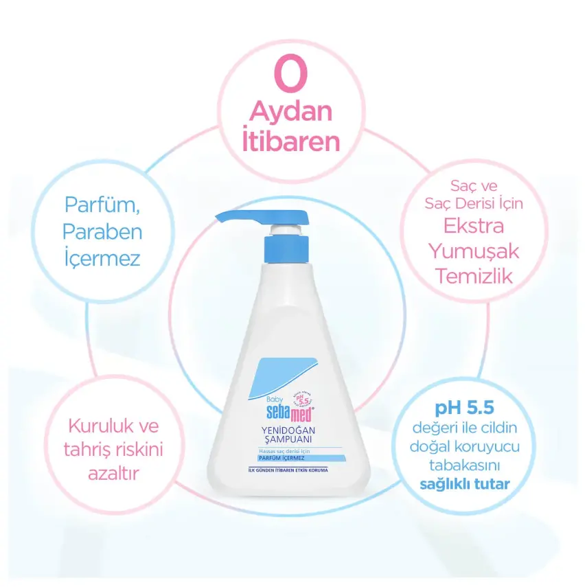 Sebamed Bebek Yenidoğan Şampuanı 500 ml - 2