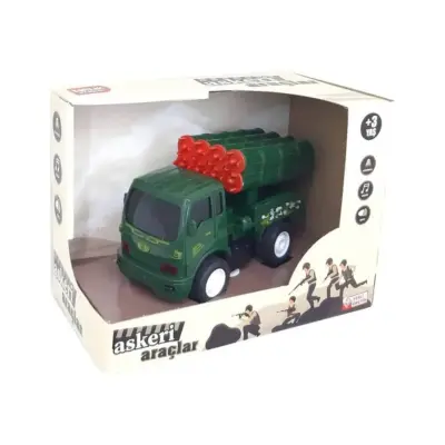 Şehrin Askeri Araçları Pilli Sürtmeli Işıklı - 2