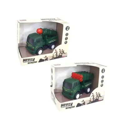 Şehrin Askeri Araçları Pilli Sürtmeli Işıklı - 3