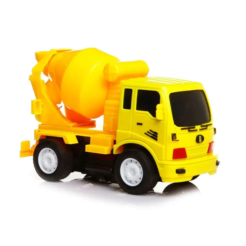 Şehrin İnşaat Araçları Araçları Pilli Sürtmeli Işıklı Mikser - 1