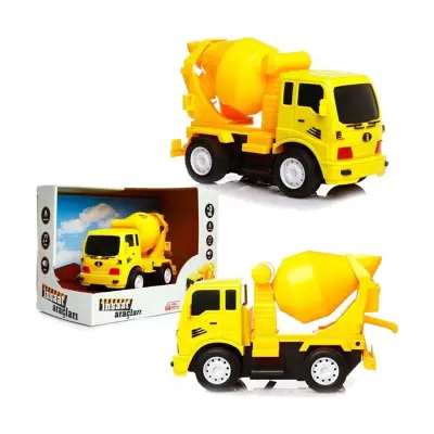 Şehrin İnşaat Araçları Araçları Pilli Sürtmeli Işıklı Mikser - 4