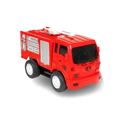 Şehrin İtfaiye Araçları Pilli Sürtmeli Işıklı