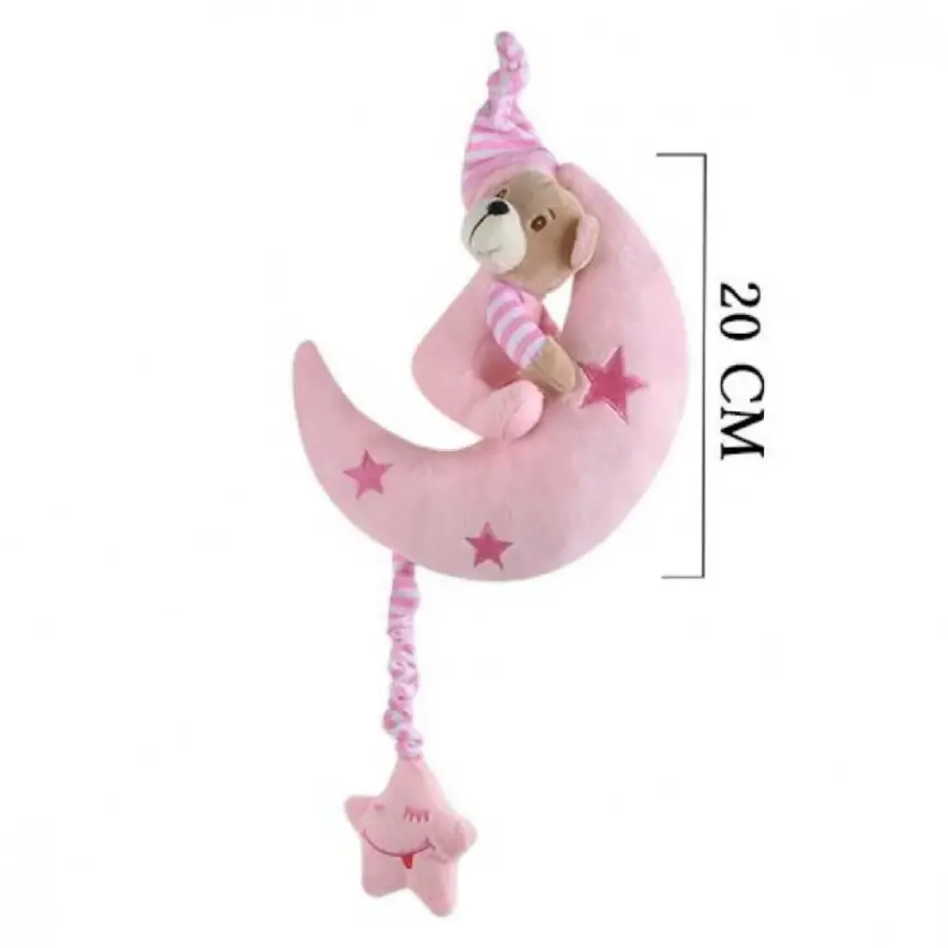 Selay Peluş Aylı Ayıcık Pembe 20 Cm - 2