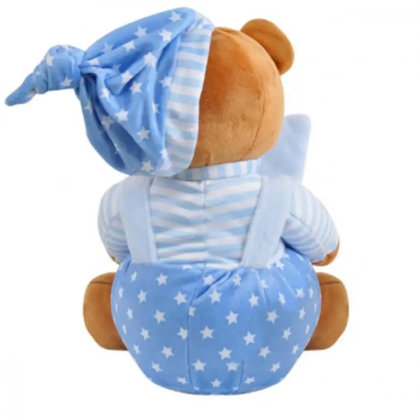 Selay Peluş Çerçeveli Ayıcık Mavi 25 Cm - 2