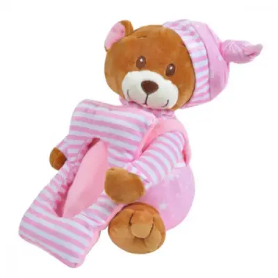 Selay Peluş Çerçeveli Ayıcık Pembe 25 Cm