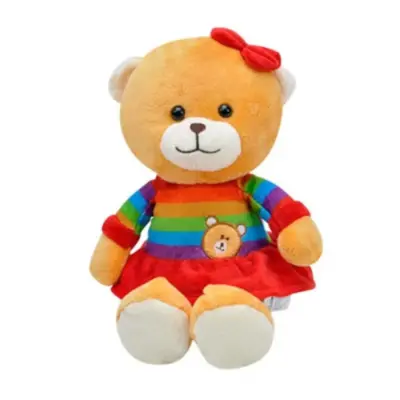 Selay Peluş Elbiseli 23 Cm Ayıcık 