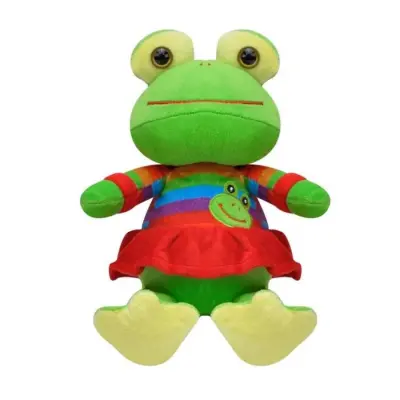 Selay Peluş Elbiseli 23 Cm Kurbağa 