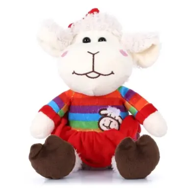 Selay Peluş Elbiseli 23 Cm Kuzu 