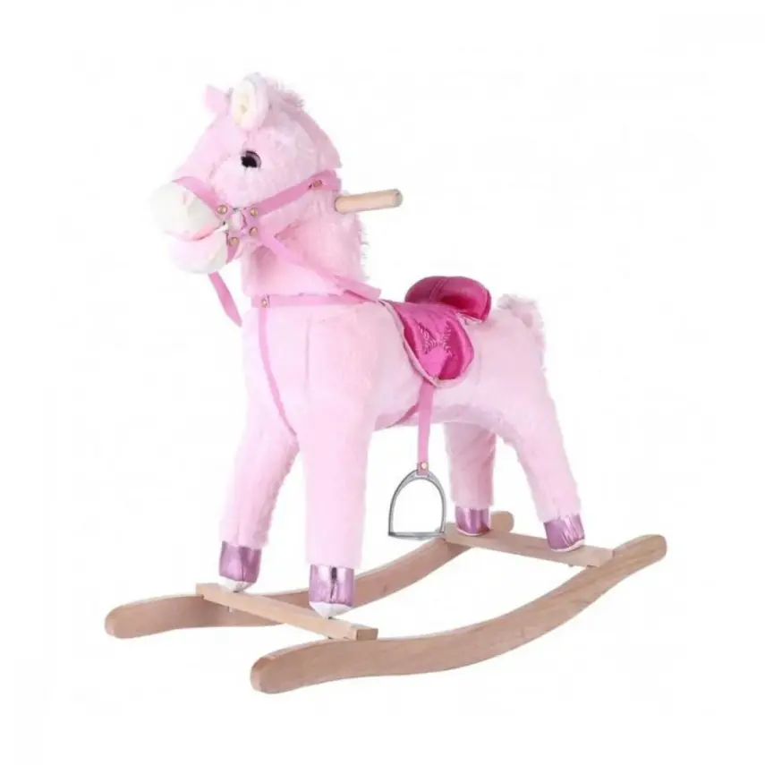 Selay Sallanan At 65 Cm Beyaz-Pembe - 1