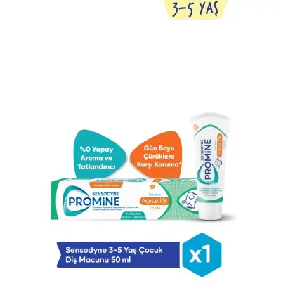 Sensodyne Promine Çocuklar İçin Diş Macunu 0-6 Yaş 50 ml
