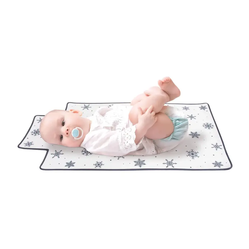 Sevi Bebe Alt Açma Minderi Kar Desen - 2