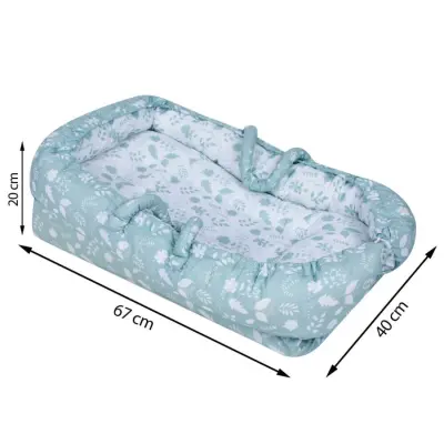 Sevi Bebe Anne Yanı Bebek Reflü Yatağı Yaprak - 7