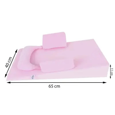 Sevi Bebe Bebek Reflü Yatağı Pembe - 4