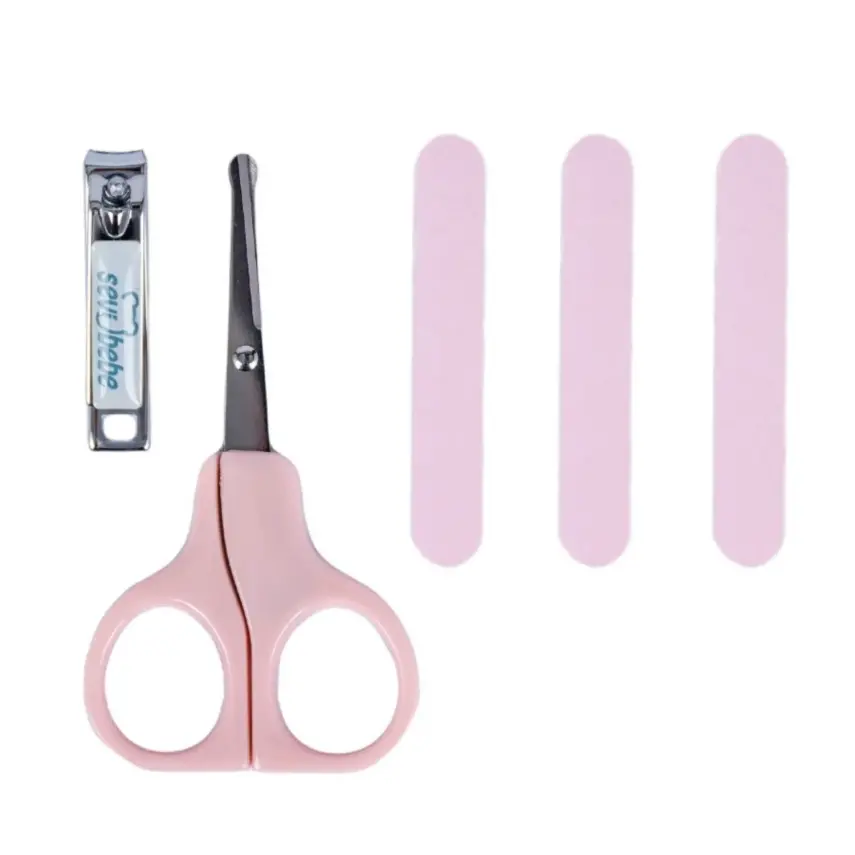 Sevi Bebe Bebek Tırnak Bakım Seti 3lü Pembe - 1