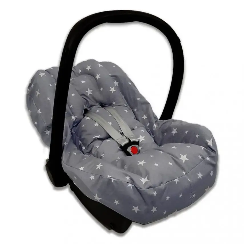 Sevi Bebe Bel Destekli Ana Kucağı Örtüsü Gri Yıldız - 1