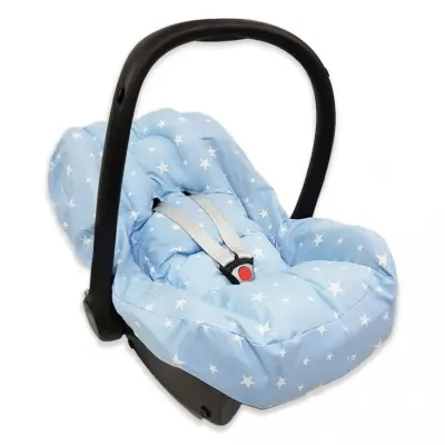 Sevi Bebe Bel Destekli Ana Kucağı Örtüsü Mavi Yıldız 
